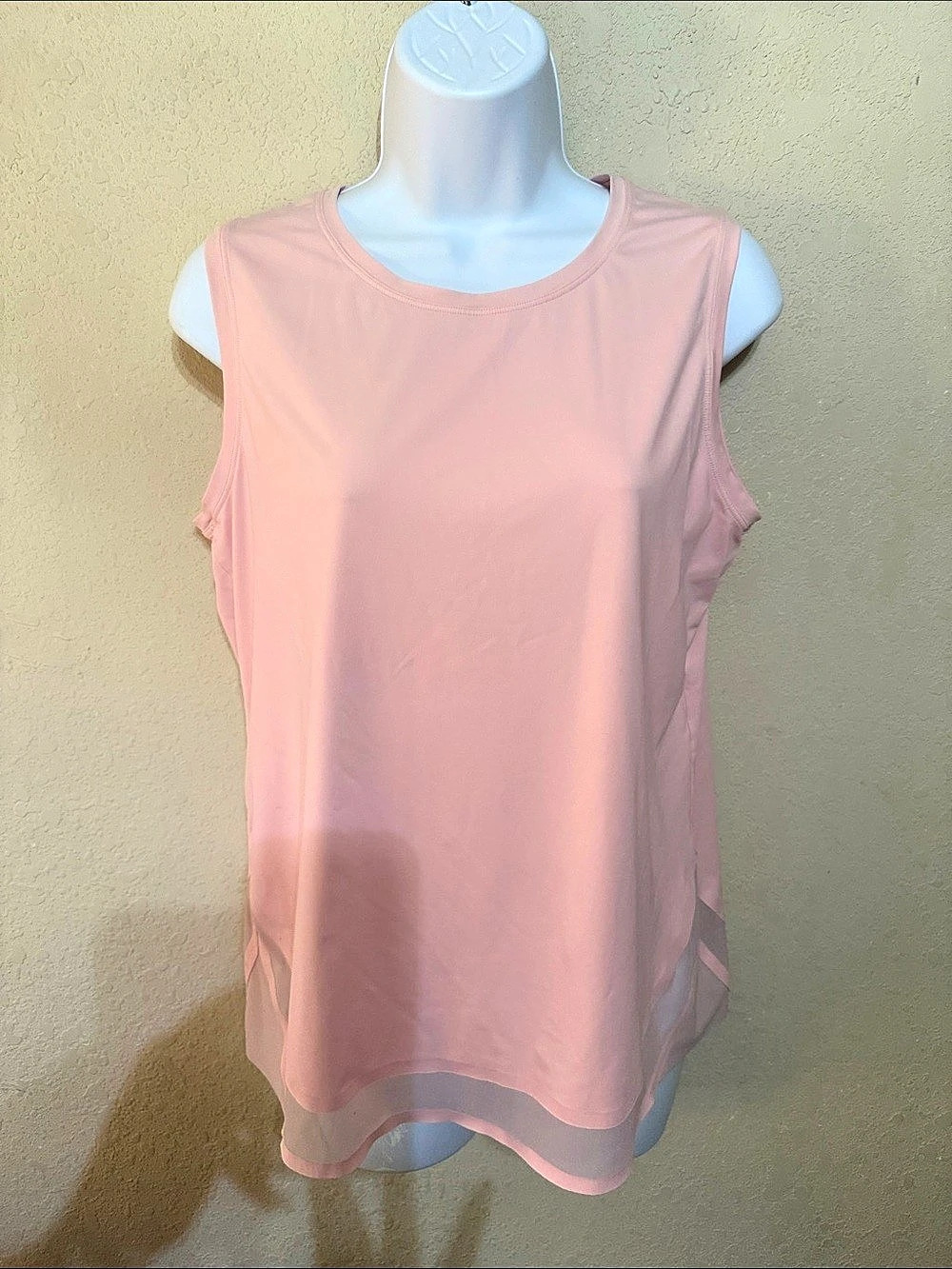 Athleta Pink Sleeveless Tank Size Medium Like New